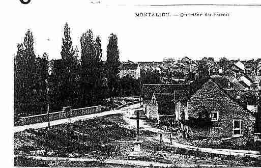 Ville de MONTALIEUVERCIEU Carte postale ancienne