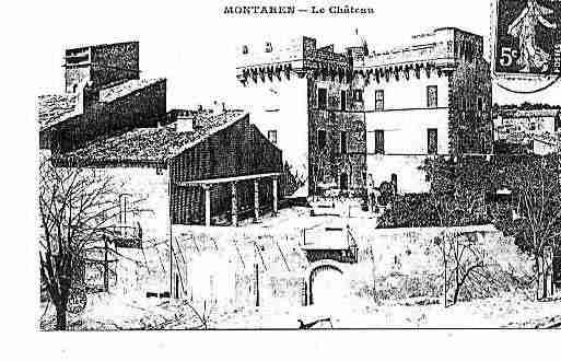 Ville de MONTARENETSAINTMEDIERS Carte postale ancienne