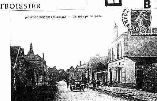 Ville de MONTBOISSIER Carte postale ancienne