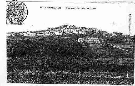 Ville de MONTBOUCHERSURJABRON Carte postale ancienne