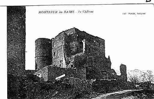 Ville de MONTBRUNLESBAINS Carte postale ancienne