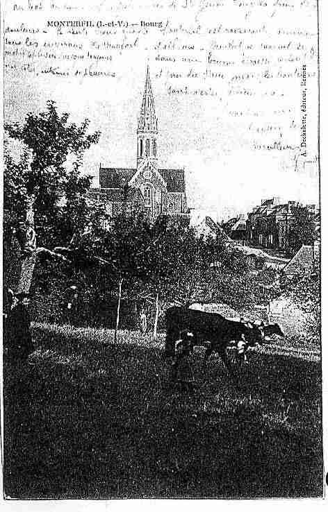 Ville de MONTERFIL Carte postale ancienne Ville de MONTERFIL Carte postale ancienne