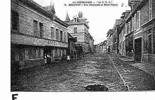 Ville de MONTFORTSURRISLE Carte postale ancienne