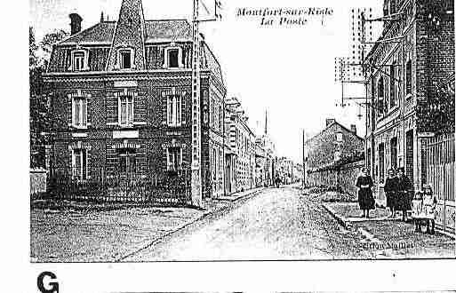 Ville de MONTFORTSURRISLE Carte postale ancienne