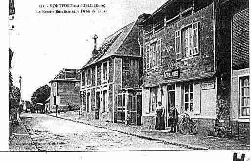 Ville de MONTFORTSURRISLE Carte postale ancienne