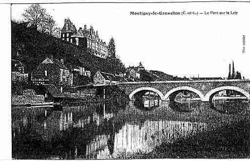 Ville de MONTIGNYLEGANNELON Carte postale ancienne Ville de MONTIGNYLEGANNELON Carte postale ancienne