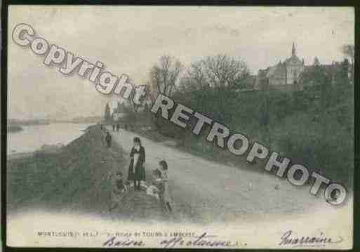 Ville de MONTLOUISSURLOIRE Carte postale ancienne Ville de MONTLOUISSURLOIRE Carte postale ancienne