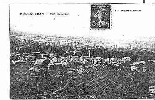 Ville de MONTMEYRAN Carte postale ancienne