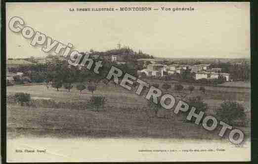 Ville de MONTOISON Carte postale ancienne