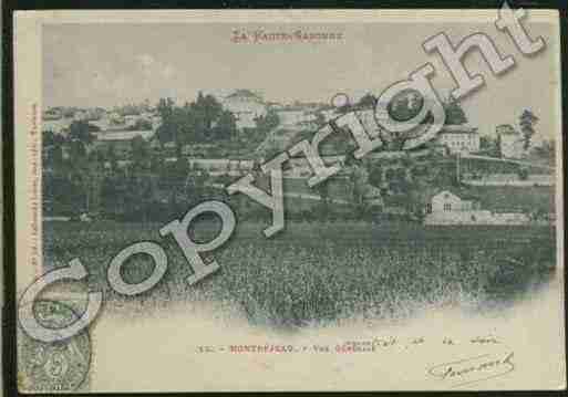 Ville de MONTREJEAU Carte postale ancienne