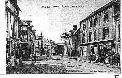 Ville de MONTREUILL\'ARGILLE Carte postale ancienne