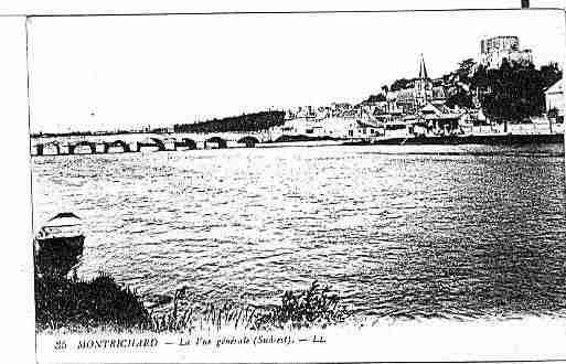Ville de MONTRICHARD Carte postale ancienne