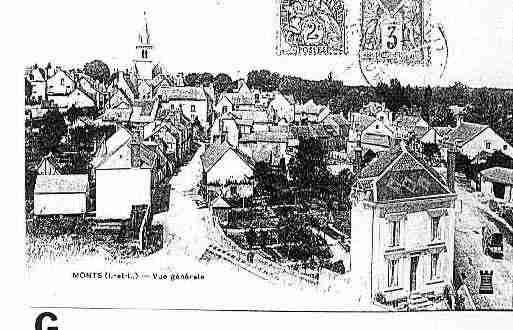 Ville de MONTS Carte postale ancienne