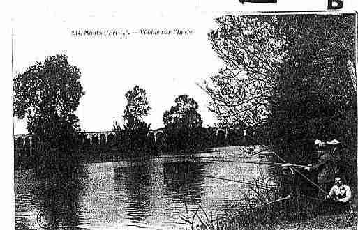 Ville de MONTS Carte postale ancienne