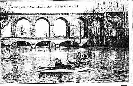 Ville de MONTS Carte postale ancienne