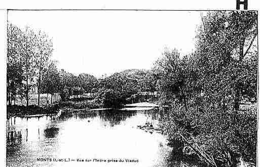 Ville de MONTS Carte postale ancienne