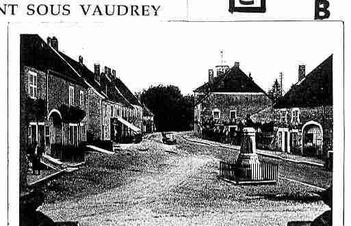 Ville de MONTSOUSVAUDREY Carte postale ancienne