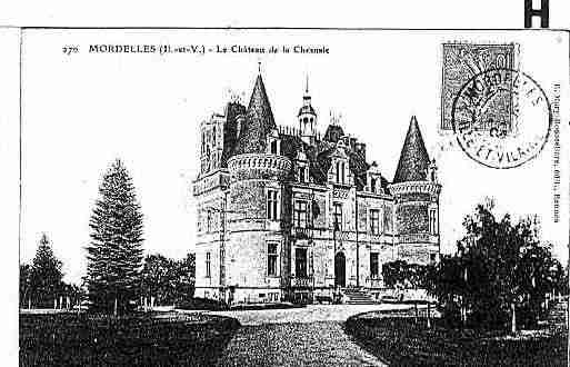 Ville de MORDELLES Carte postale ancienne