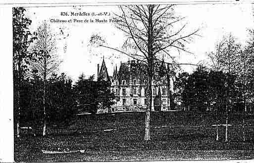 Ville de MORDELLES Carte postale ancienne
