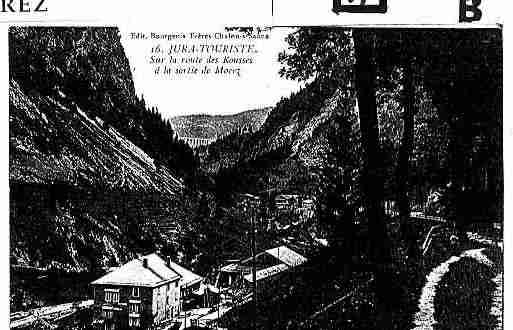 Ville de MOREZ Carte postale ancienne