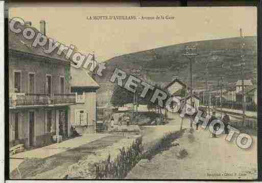 Ville de MOTTED\'AVEILLANS(LA) Carte postale ancienne