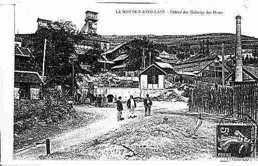 Ville de MOTTED\'AVEILLANS(LA) Carte postale ancienne