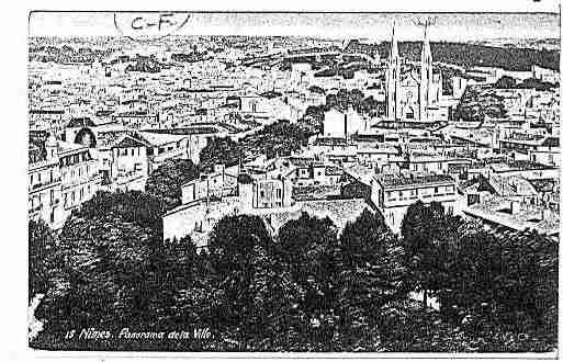 Ville de NIMES Carte postale ancienne