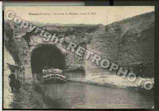 Ville de NISSANLEZENSERUNE Carte postale ancienne