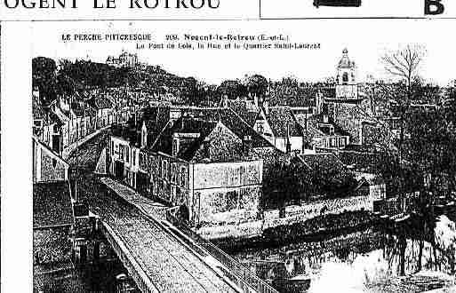Ville de NOGENTLEROTROU Carte postale ancienne