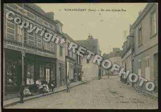 Ville de NONANCOURT Carte postale ancienne