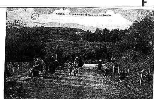 Ville de NYONS Carte postale ancienne
