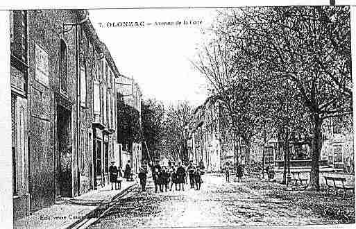 Ville de OLONZAC Carte postale ancienne