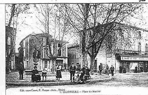 Ville de OLONZAC Carte postale ancienne