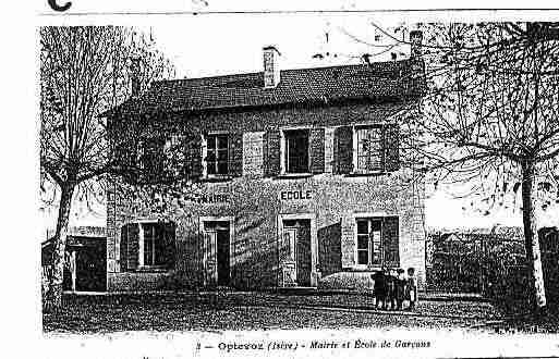 Ville de OPTEVOZ Carte postale ancienne