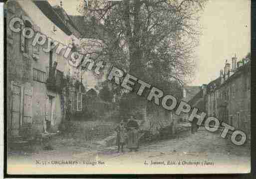 Ville de ORCHAMPS Carte postale ancienne