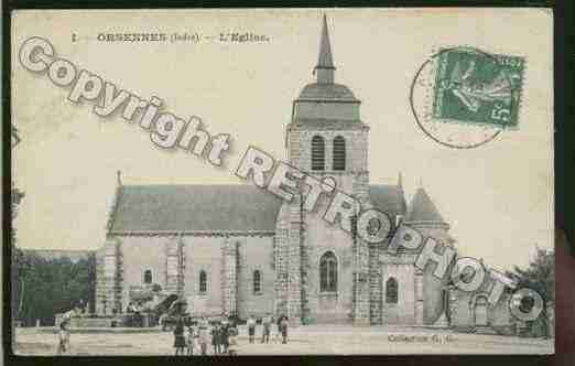 Ville de ORSENNES Carte postale ancienne