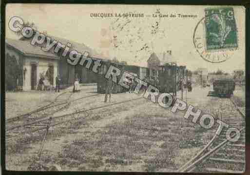 Ville de OUCQUES Carte postale ancienne