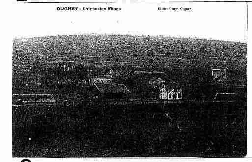 Ville de OUGNEY Carte postale ancienne