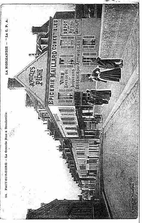 Ville de PACYSUREURE Carte postale ancienne