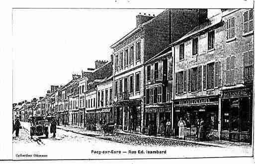 Ville de PACYSUREURE Carte postale ancienne