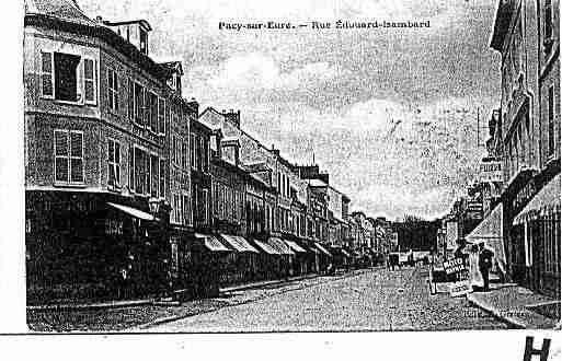 Ville de PACYSUREURE Carte postale ancienne