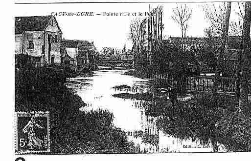 Ville de PACYSUREURE Carte postale ancienne