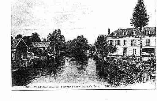 Ville de PACYSUREURE Carte postale ancienne