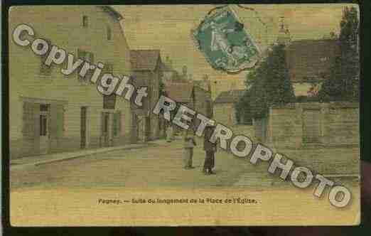 Ville de PAGNEY Carte postale ancienne