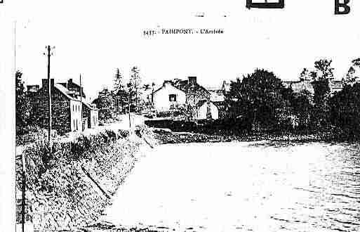 Ville de PAIMPONT Carte postale ancienne