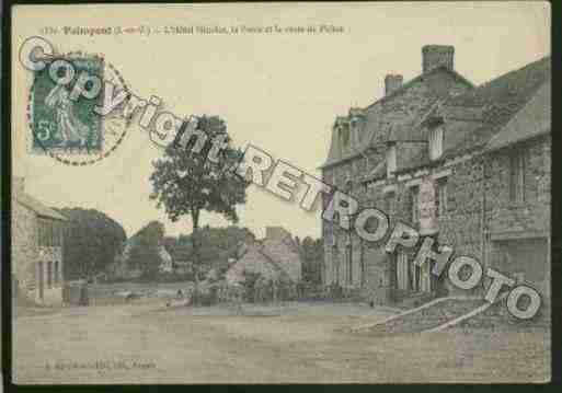 Ville de PAIMPONT Carte postale ancienne