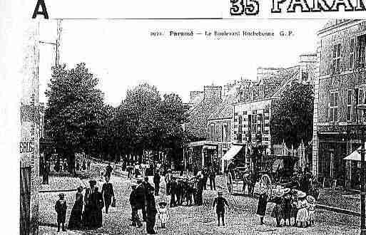 Ville de PARAME Carte postale ancienne