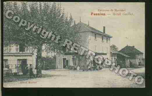 Ville de PASSINS Carte postale ancienne