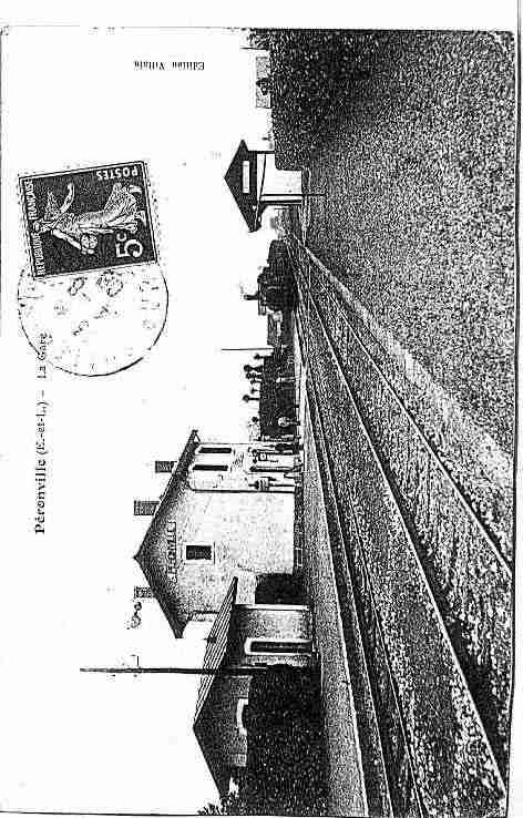 Ville de PERONVILLE Carte postale ancienne