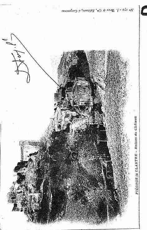 Ville de PIEGROSLACLASTRE Carte postale ancienne
